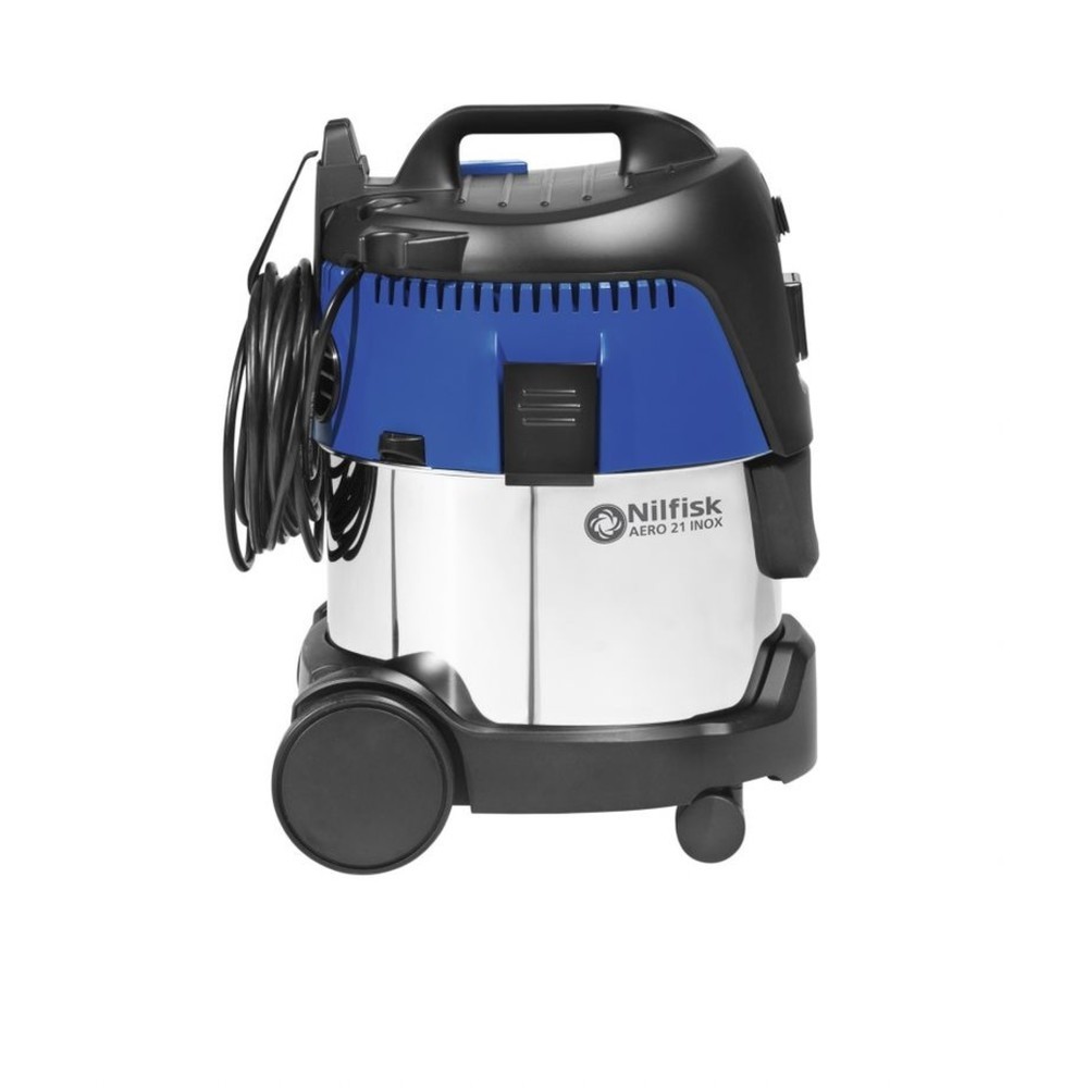 N° de l'image du produit 4 : Aspirateur eau/poussière Nilfisk® AERO 21-21 PC INOX + prise d’appareils, 1 250 W, 20 l