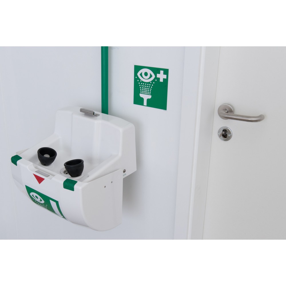 Produktabbildung Nr. 2: B-Safety ClassicLine Body Emergency Douche Oog/Gezicht Douchewastafel met afdekking Wandmontage