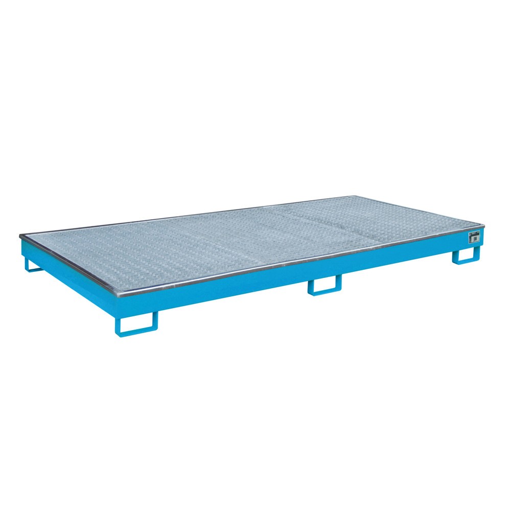 Illustration du produit: Bac de rayonnage Bauer® avec insert PE RW-GR 2700-1 PE, peint, bleu clair