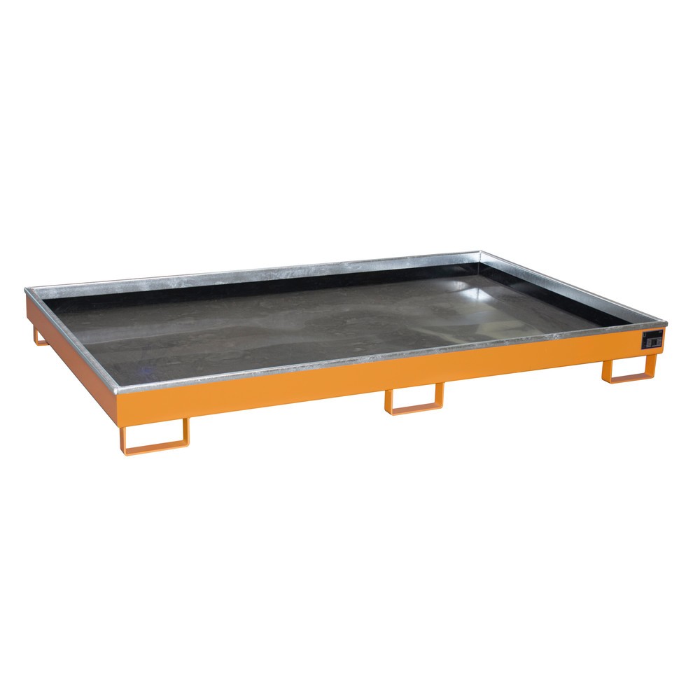 Illustration du produit: Bac de rayonnage Bauer® avec insert PE RW 2200-1 PE, peint, jaune-orange