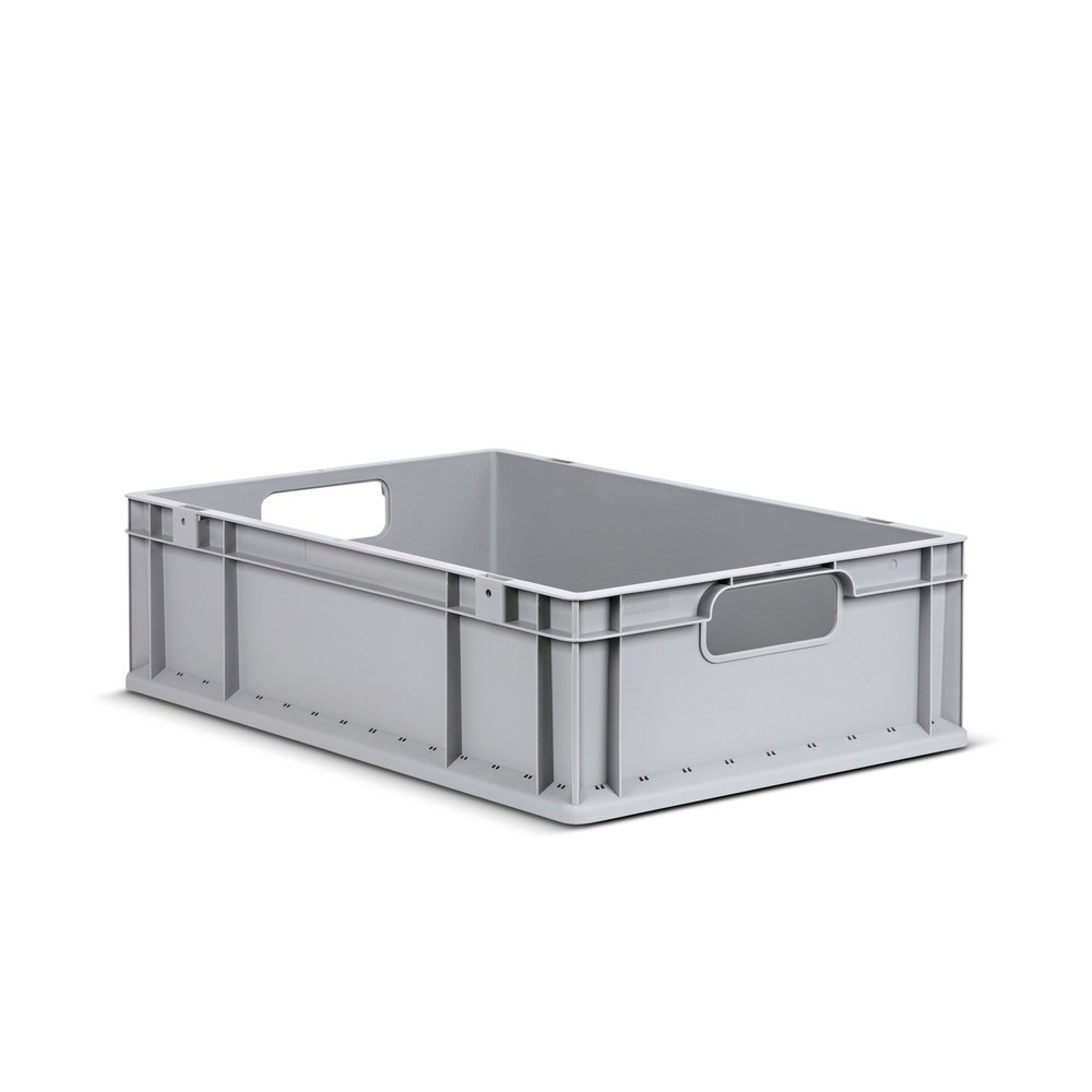 Produktabbildung Nr. 1: Bac empilable norme Europe, avec ouvertures grises en guise de poignées, 34 litres, 5 pces/UV