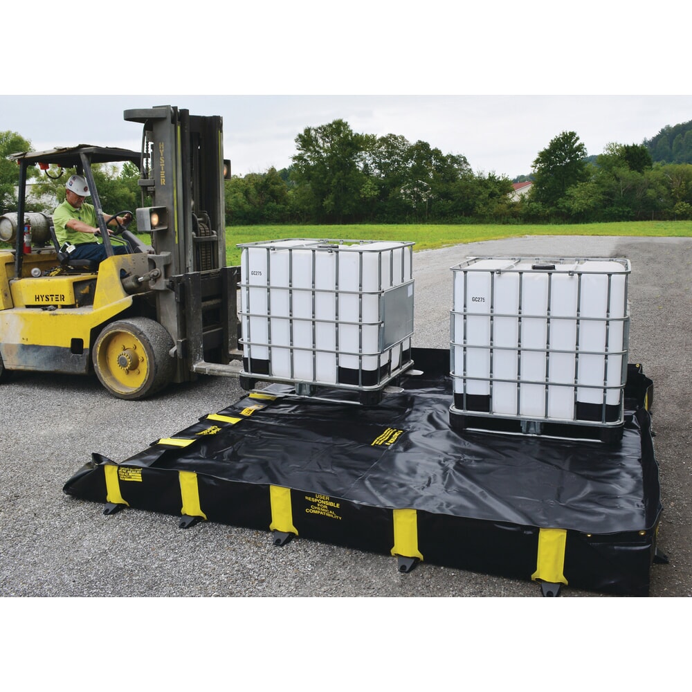 Bac pliable Justrite QuickBerm®, capacité 2 820 l N° de l'image du produit 5 : Bac pliable Justrite QuickBerm®, capacité 2 820 l