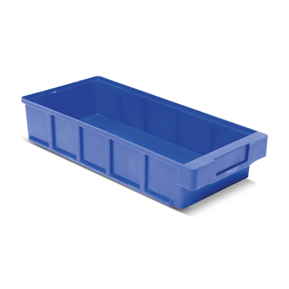 Produktabbildung Nr. 1: Bacs de rayonnage sans fenêtre de visualisation, lxP 186 x 400 mm, bleu