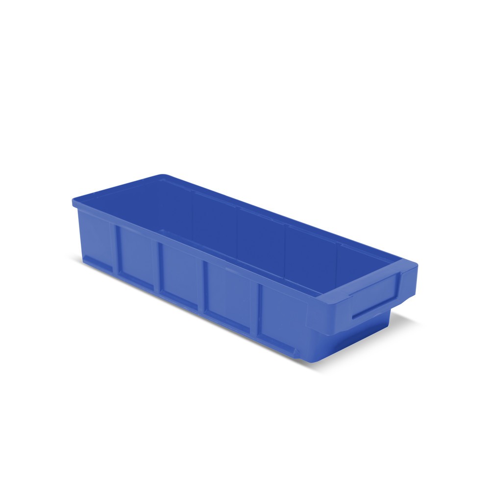 N° de l'image du produit 1 : Bacs de rayonnage sans fenêtre de visualisation, lxP 152 x 400 mm, bleu