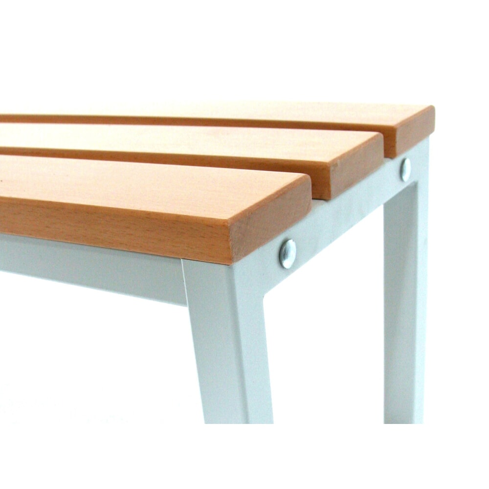 Produktabbildung Nr. 5: Banc pour vestiaire Steinbock®, unilatéral avec baguette à crochets, longueur 1 500 mm, avec porte-chaussure