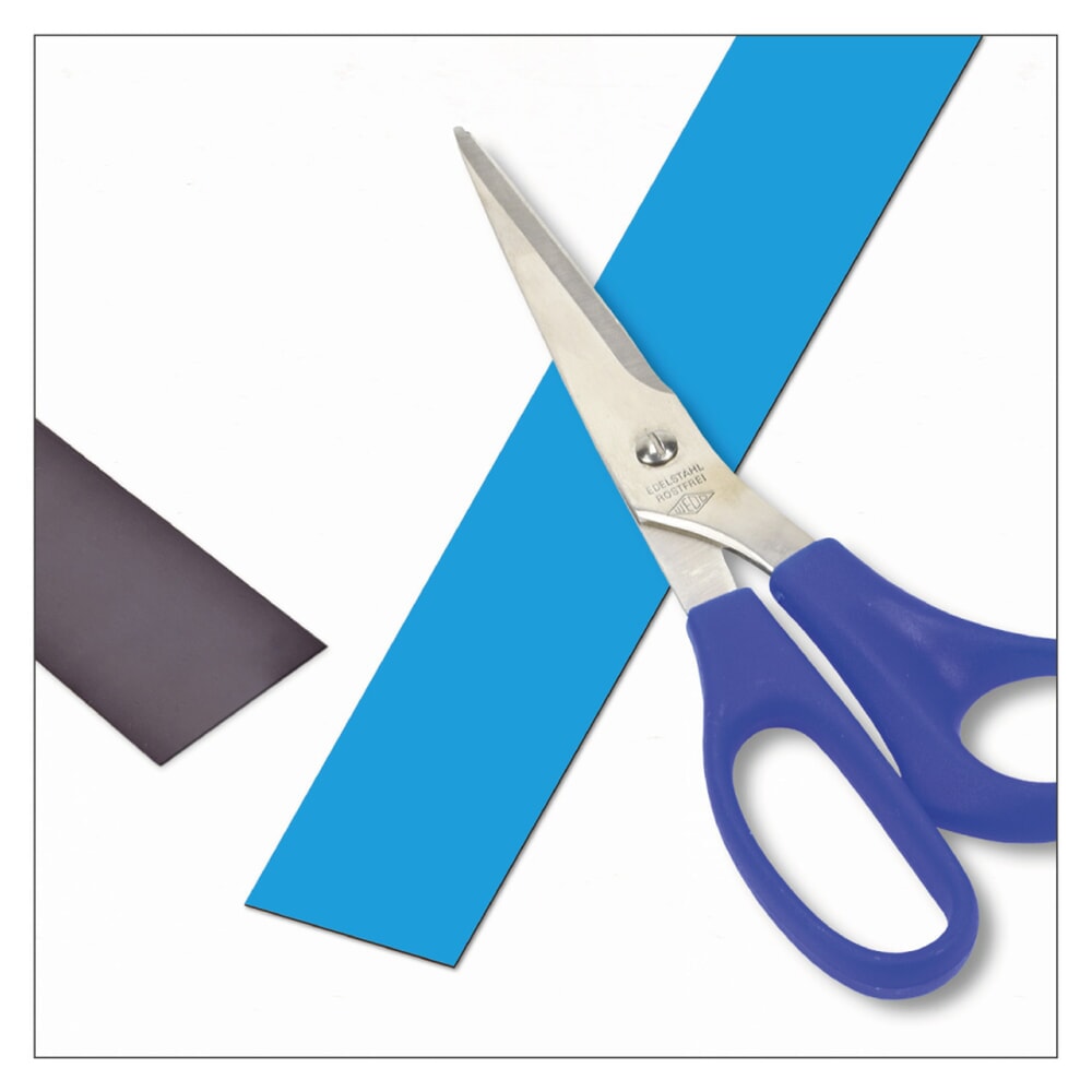 Produktabbildung Nr. 1: Bande de marquage magnétique, rouleau, largeur 30 mm, bleue