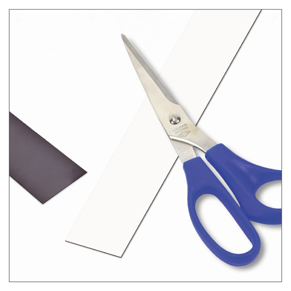 Illustration du produit: Bande de marquage magnétique, rouleau, largeur 30 mm, blanche