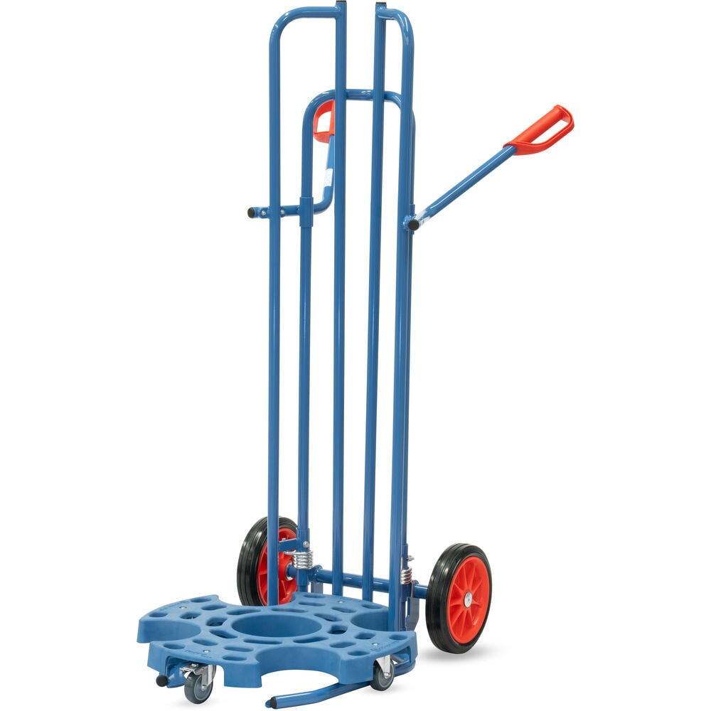 Productafbeelding nr. 5: Bandensteekwagen fetra® van staal, draagvermogen 200 kg, voor 8 banden, volrubber banden