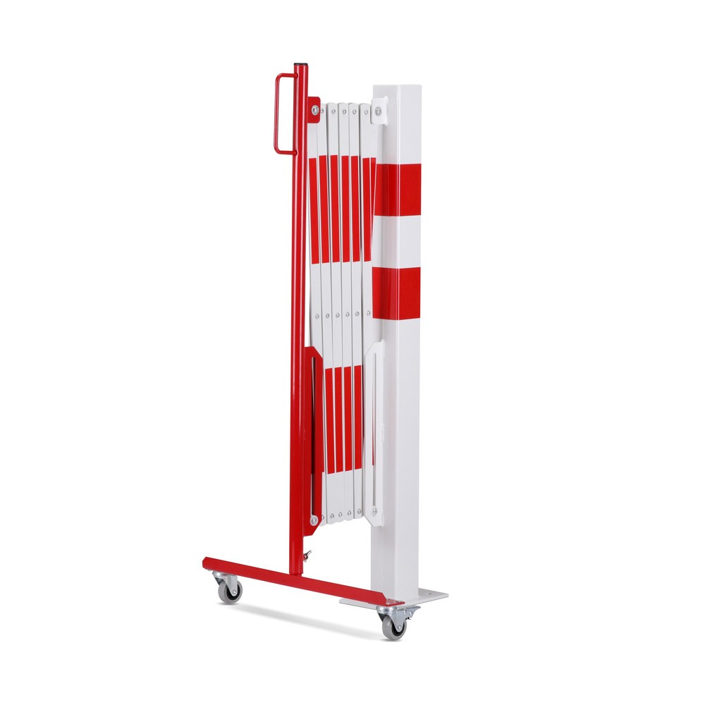 Produktabbildung Nr. 4: Barrière extensible dancop avec potelets, 70 x 70 mm, largeur 3 600, rouge/blanc