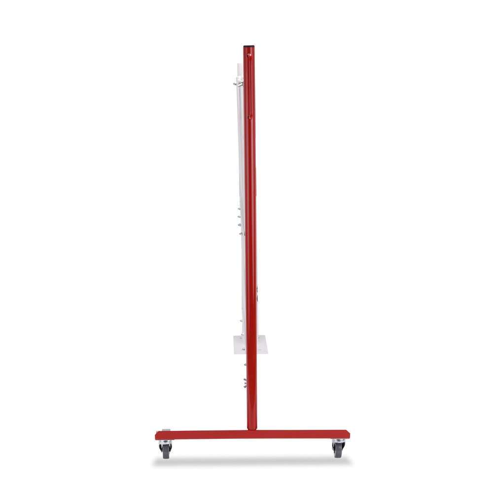 Produktabbildung Nr. 7: Barrière extensible dancop avec potelets, Ø 60 mm, largeur 3 600 mm, rouge/blanc
