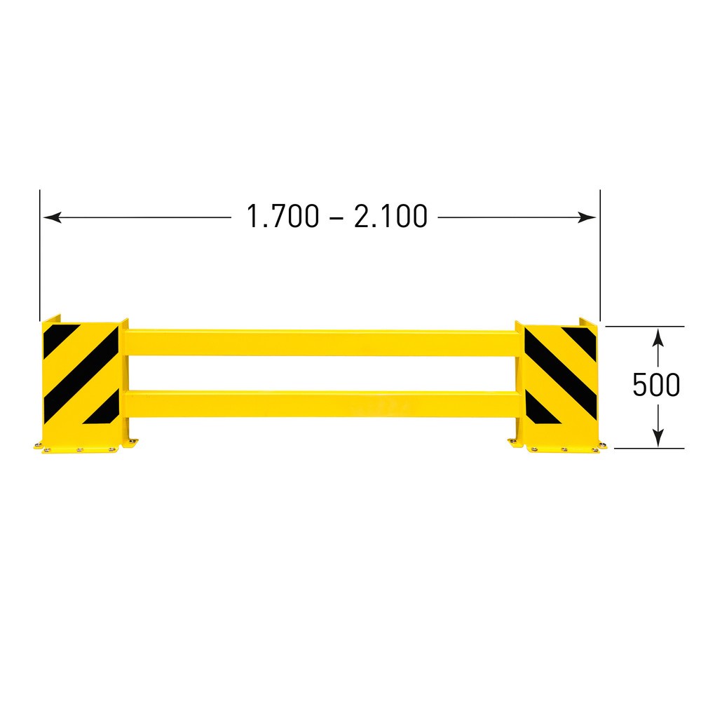 Produktabbildung Nr. 6: Kit complet de barrières de déflecteur, largeur 1 700-2 100 mm