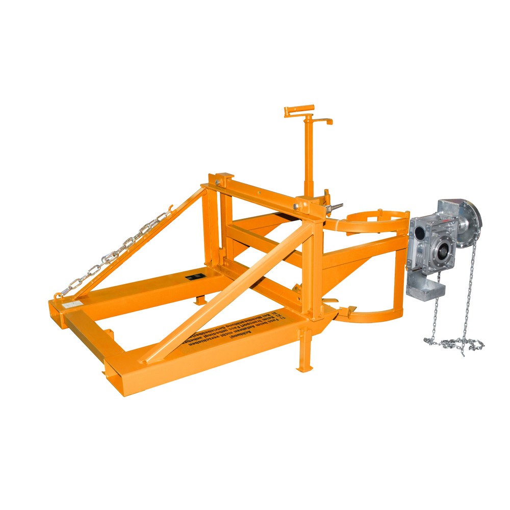 Produktabbildung Nr. 1: Basculeur de fûts Bauer® FD/L-K, peint, jaune-orange