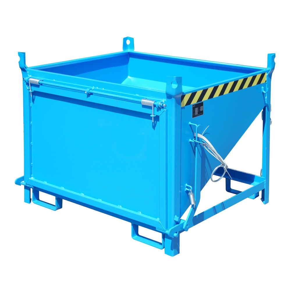 Produktabbildung Nr. 1: Bauer® Silo avec clapet, peint, volume 0,5 m3, RAL 5012 bleu clair