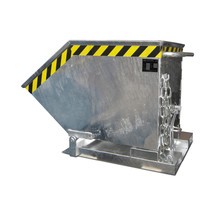 Productafbeelding nr. 1: Bauer® kiepbak, kastvormige kuip, verzinkt, volume 0,25 m³