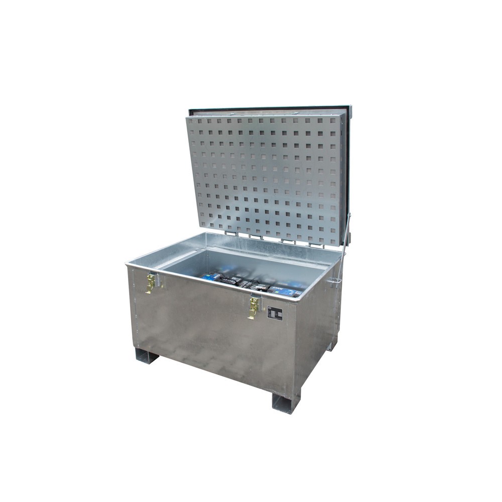 Produktabbildung Nr. 3: Bauer® Magazijnbak voor lithium-ion accu’s, hxbxd 750 x 1.000 x 1.200 mm, 280 liter