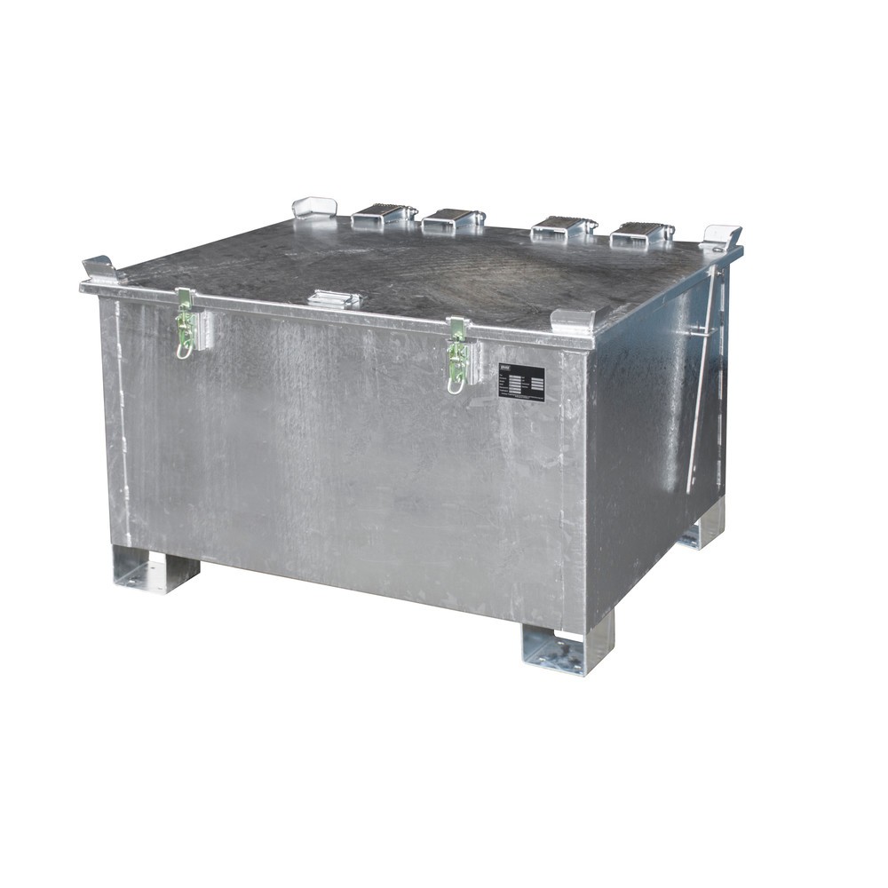 Produktabbildung Nr. 1: Bauer® Magazijnbak voor lithium-ion accu’s, hxbxd 750 x 1.000 x 1.200 mm, 280 liter