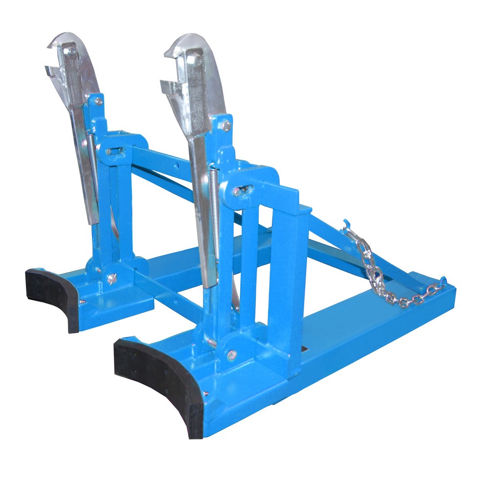 Produktabbildung Nr. 1: Bauer® Pince à fûts, fûts à bonde en acier et en plastique, capacité de charge 1 600 kg, RAL 5012 bleu clair