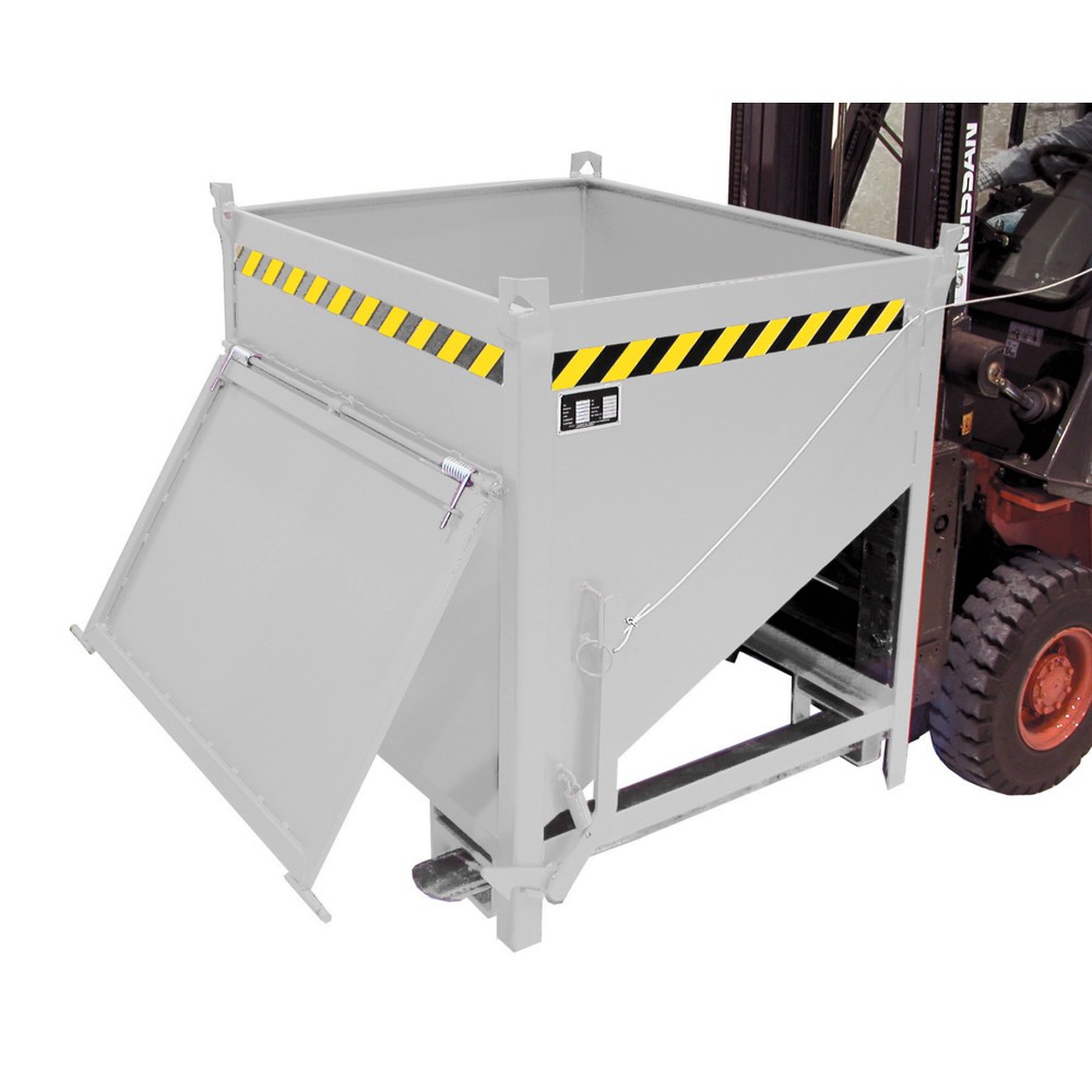 Productafbeelding nr. 1: Bauer® silocontainer met klep, verzinkt, draagvermogen 1.000 kg, volume 0,75 m³