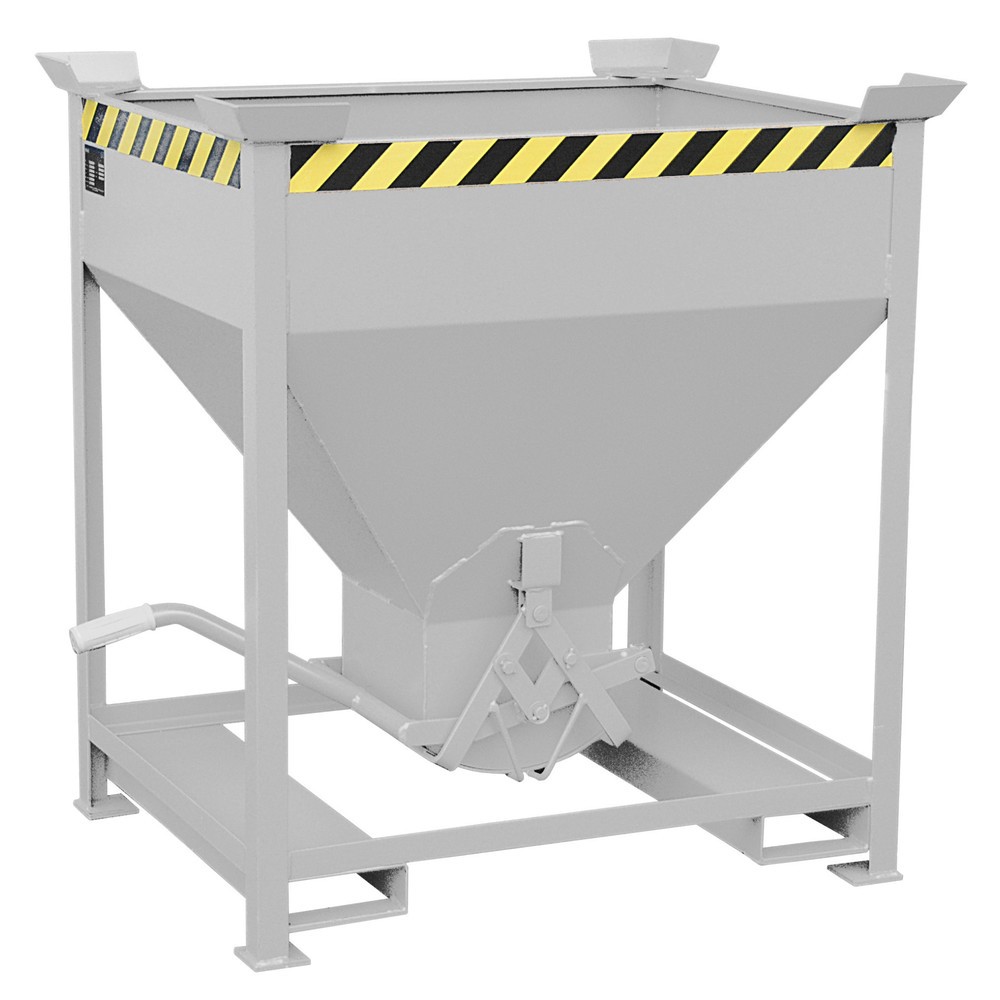 Produktabbildung Nr. 1: Bauer® silocontainer, met schaarsluiting + vorkkokers, verzinkt, volume 0,375 m³
