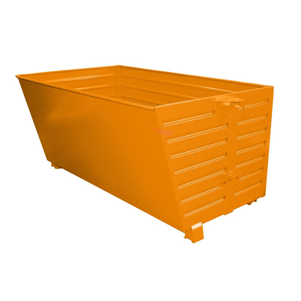 Produktabbildung Nr. 1: Bauer® Stapelbare kantelbak, gelakt, volume 2 m³, RAL 2000 geeloranje