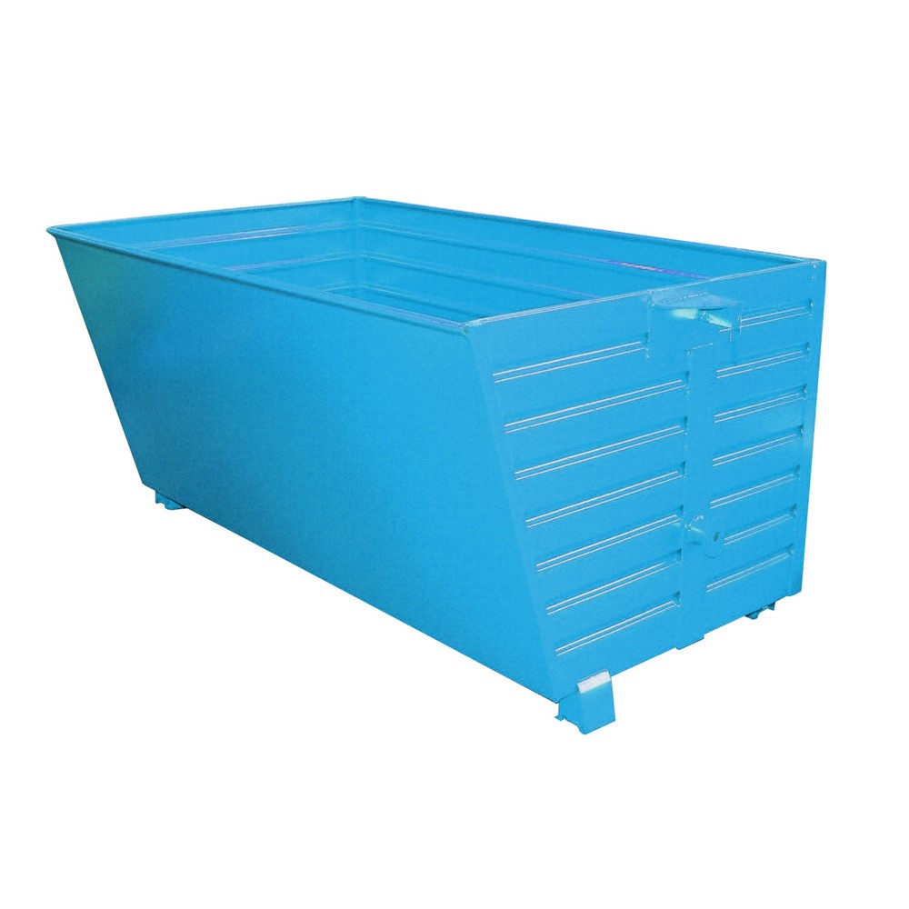 Produktabbildung Nr. 1: Bauer® Stapelbare kantelbak, gelakt, volume 2 m³, RAL 5012 lichtblauw