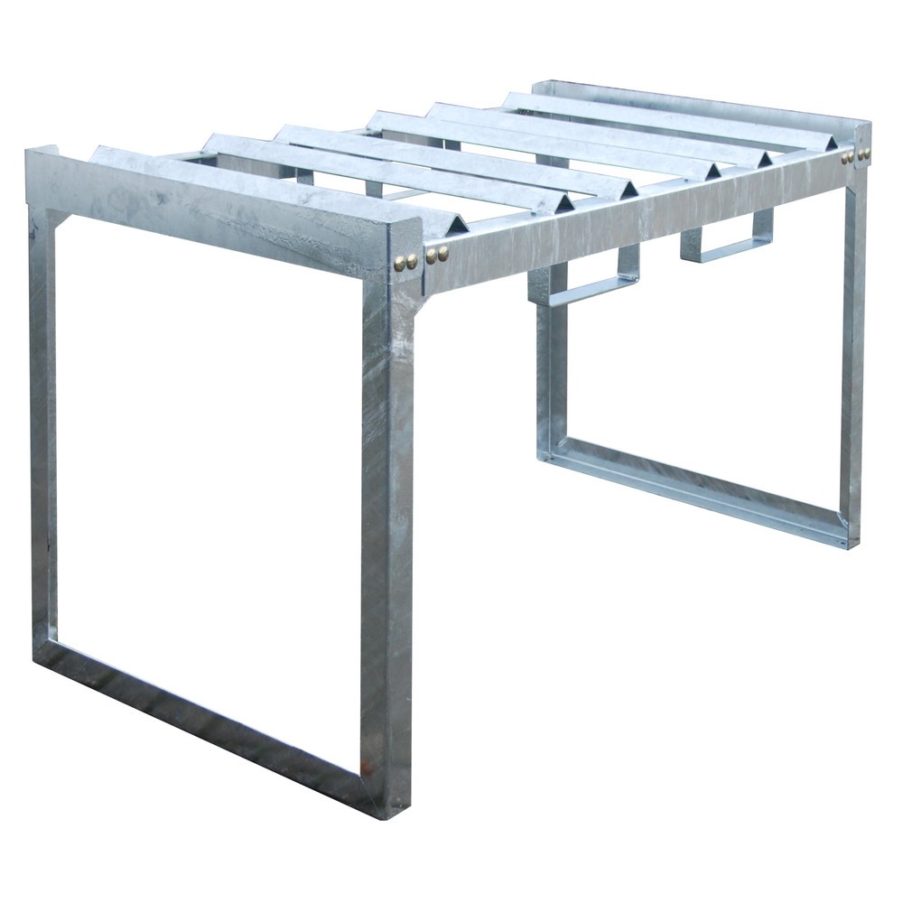 Produktabbildung Nr. 1: Bauer® Système de rayonnage à fûts modulaire, H x l x P 780 x 1 310 x 800 mm, pour 3 fûts à 60 l