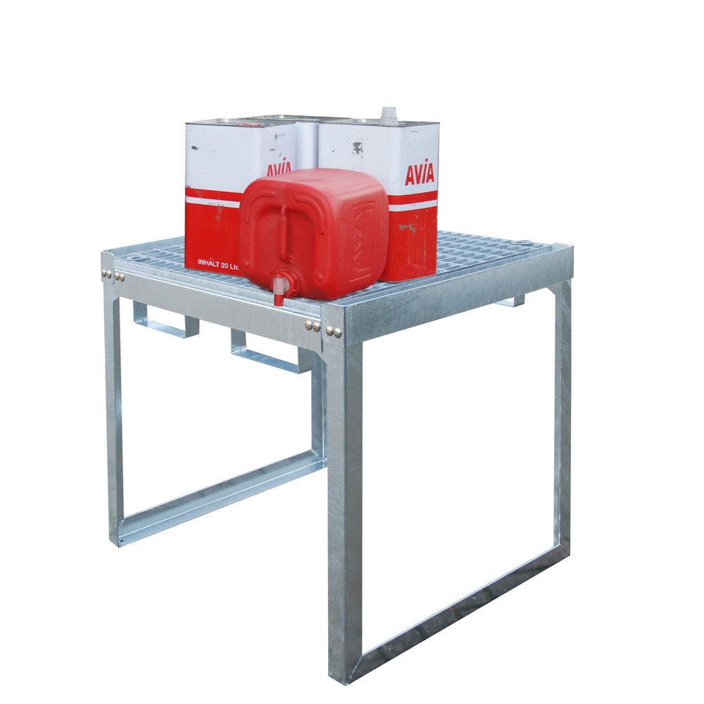Produktabbildung Nr. 2: Bauer® Système de rayonnage à fûts modulaire, H x l x P 780 x 910 x 790 mm, pour emballages