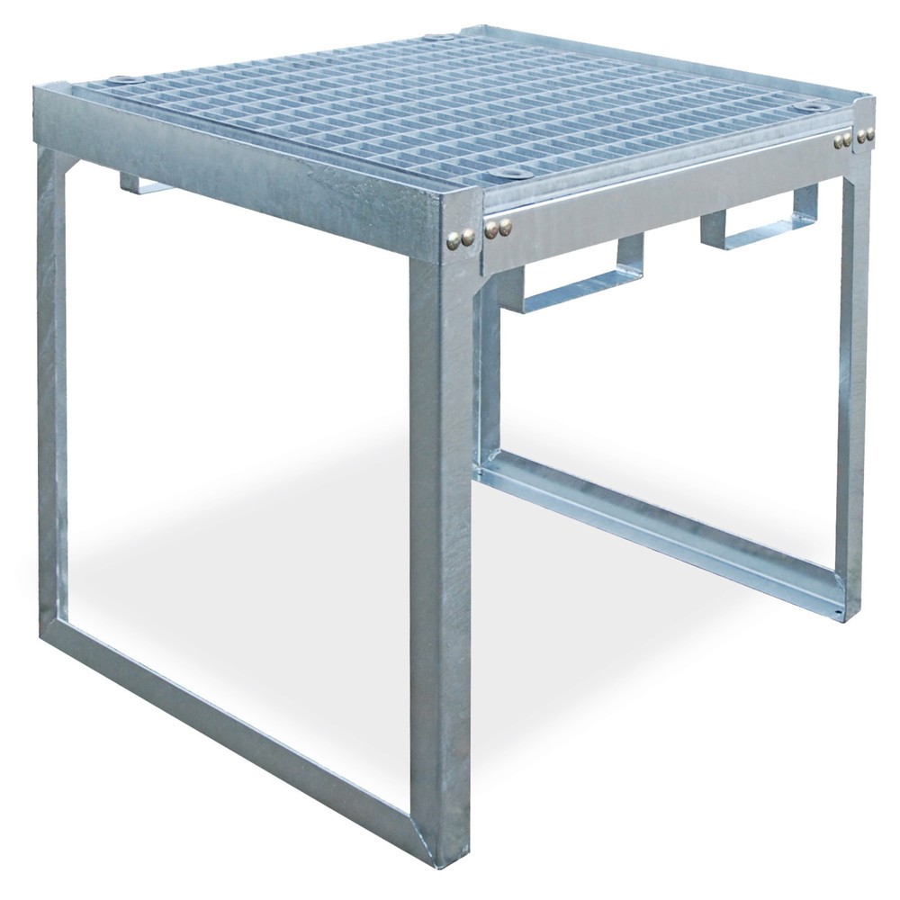 Produktabbildung Nr. 1: Bauer® Système de rayonnage à fûts modulaire, H x l x P 780 x 910 x 790 mm, pour emballages