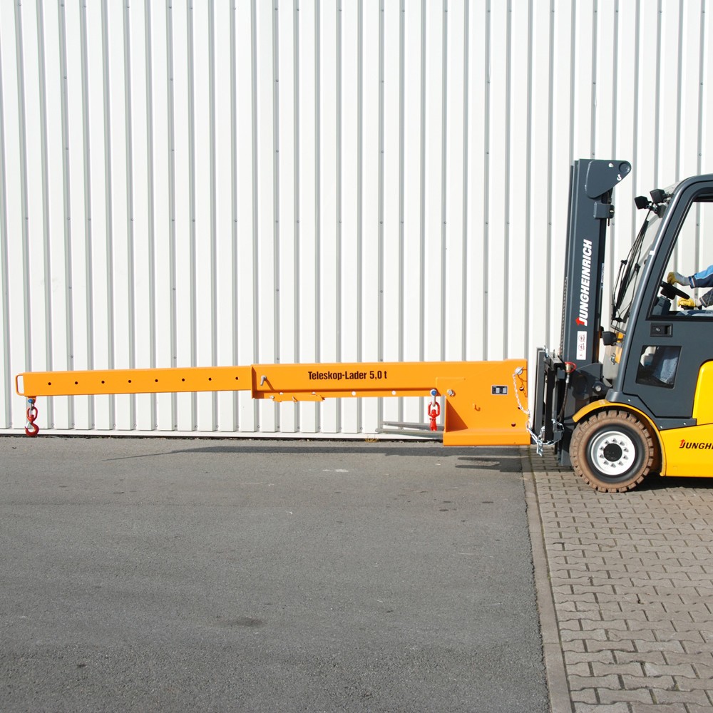 Produktabbildung Nr. 7: Bauer® Telescooplader, model 1, reikwijdte tot 3.690 mm, cap. tot 5.000 kg, geeloranje