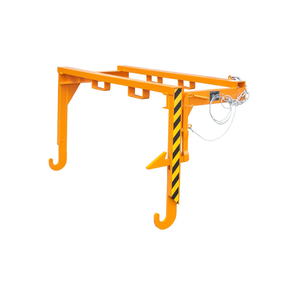 Product afbeelding: Bauer® Traverse voor stapelbare kantelbakken, volume 1,5 m³, RAL 2000 geeloranje