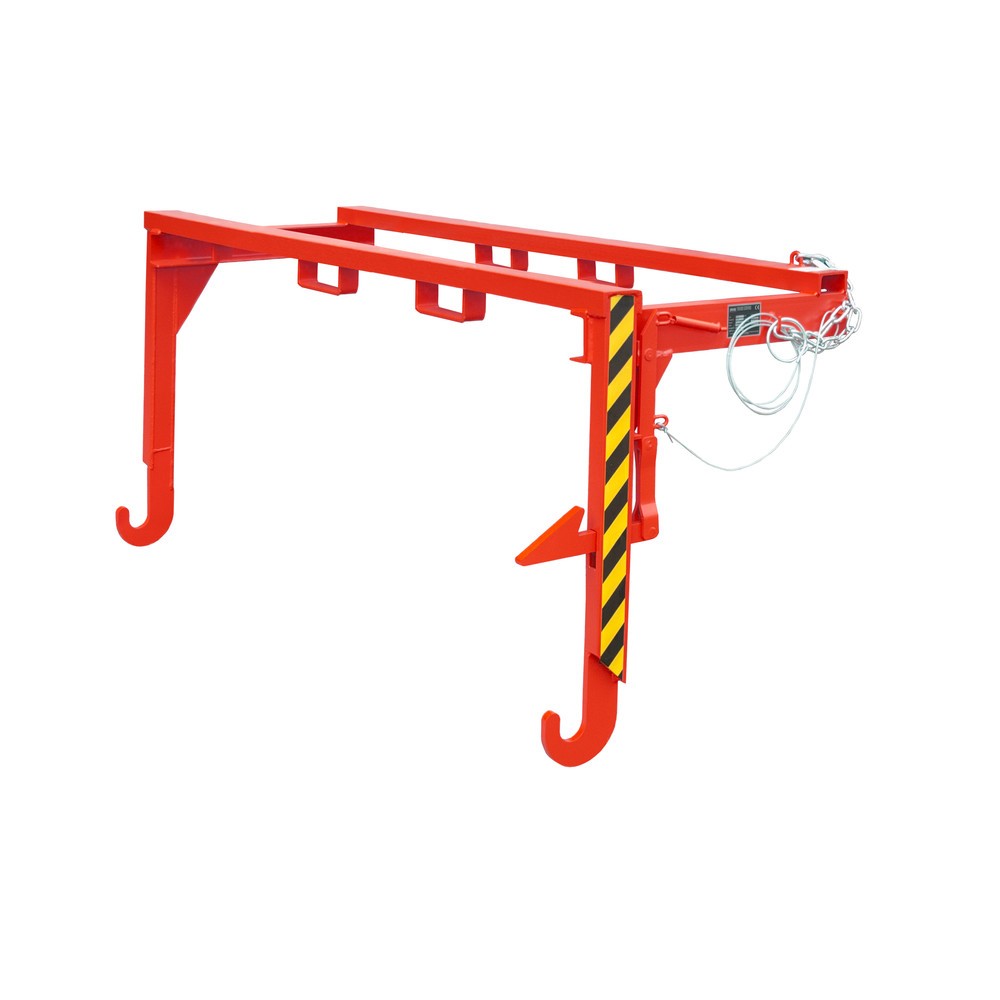 Product afbeelding: Bauer® Traverse voor stapelbare kantelbakken, volume 2 m³, RAL 3000 vuurrood