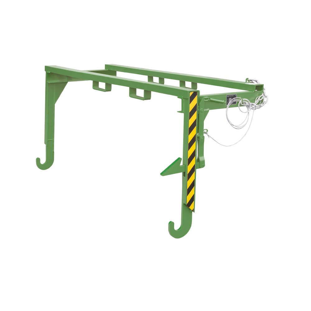 Product afbeelding: Bauer® Traverse voor stapelbare kantelbakken, volume 2 m³, RAL 6011 resedagroen