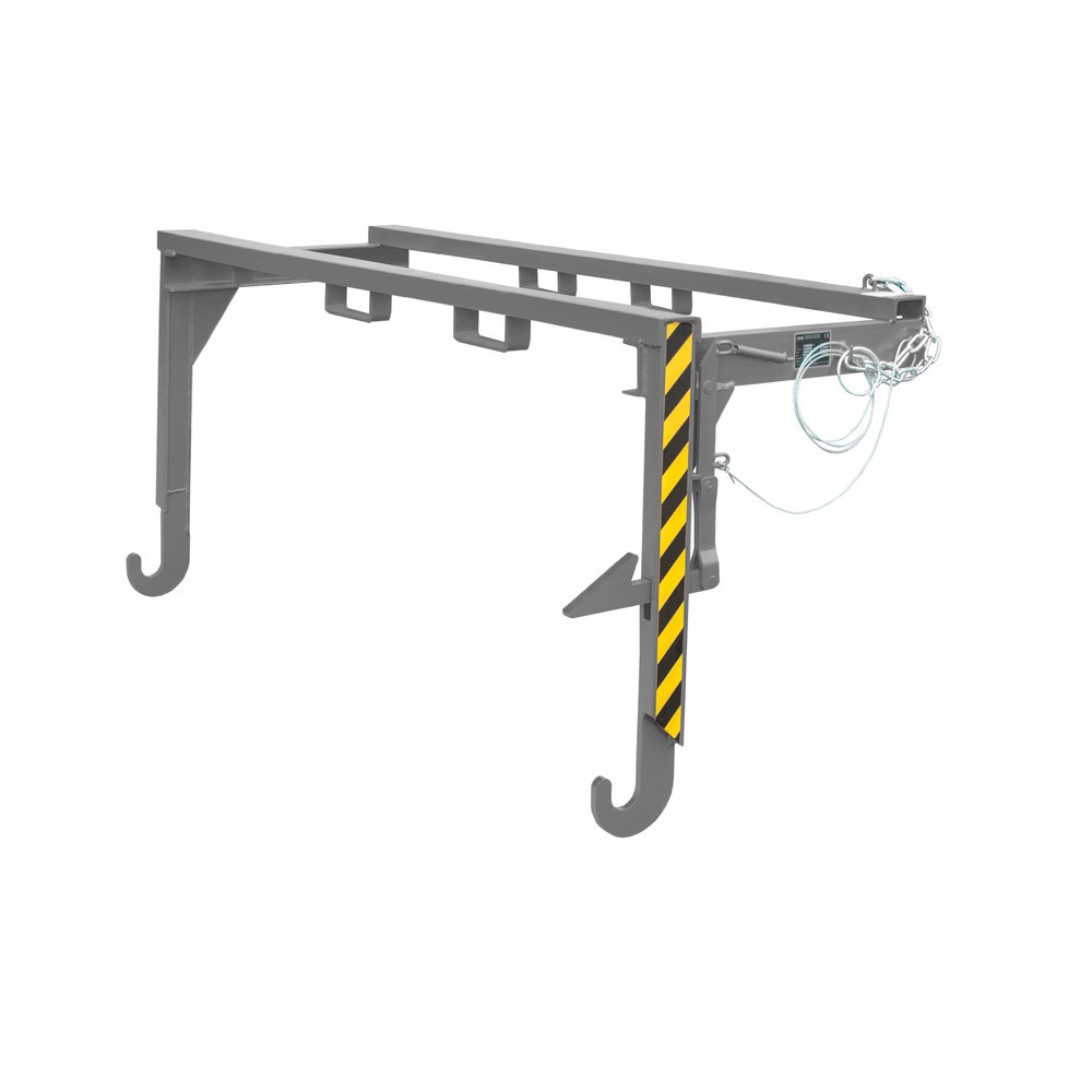 Product afbeelding: Bauer® Traverse voor stapelbare kantelbakken, volume 2 m³, RAL 7005 muisgrijs