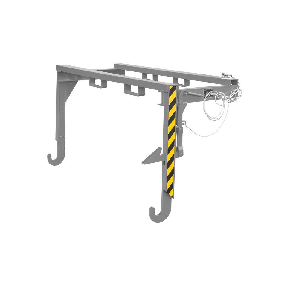 Product afbeelding: Bauer® Traverse voor stapelbare kantelbakken, volume 1,5 m³, RAL 7005 muisgrijs