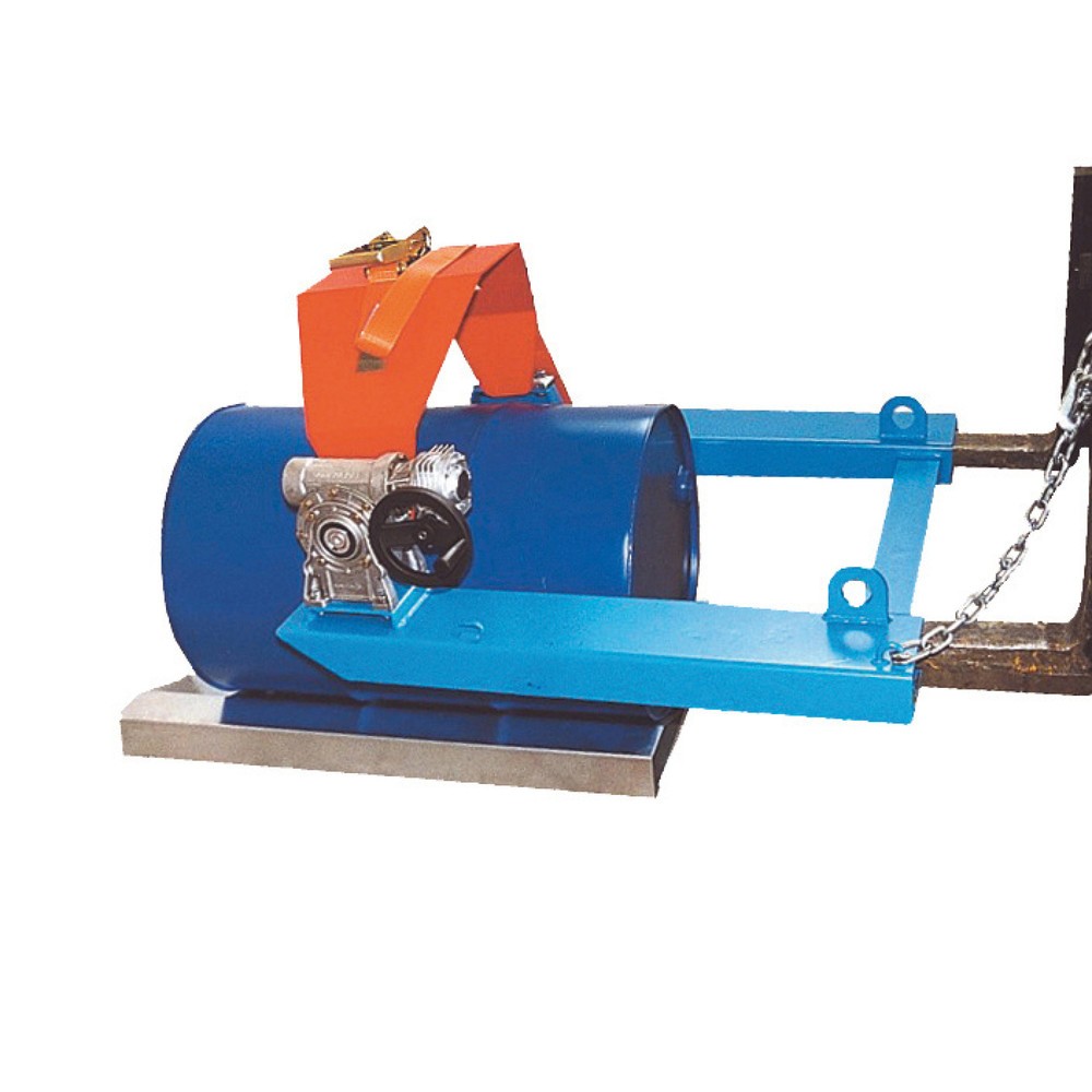 Produktabbildung Nr. 2: Bauer® Vatenkantelaar, cap. 300 kg, voor vat-Ø 350-600 mm, zwengel, RAL 5012 lichtblauw