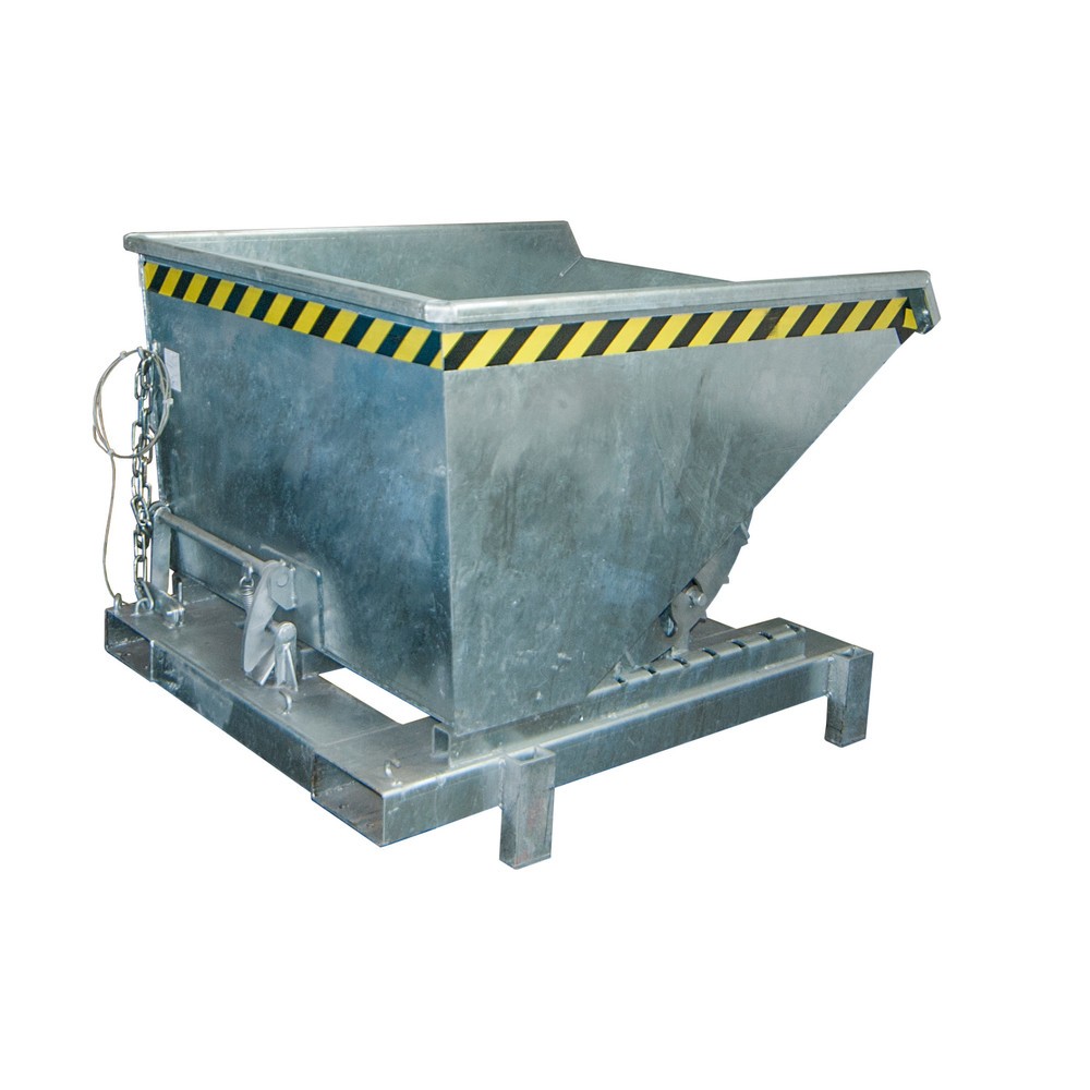 Produktabbildung Nr. 1: Bauer® zwaarlastkantelbak, draagvermogen 4.000 kg, verzinkt, volume 0,6 m³