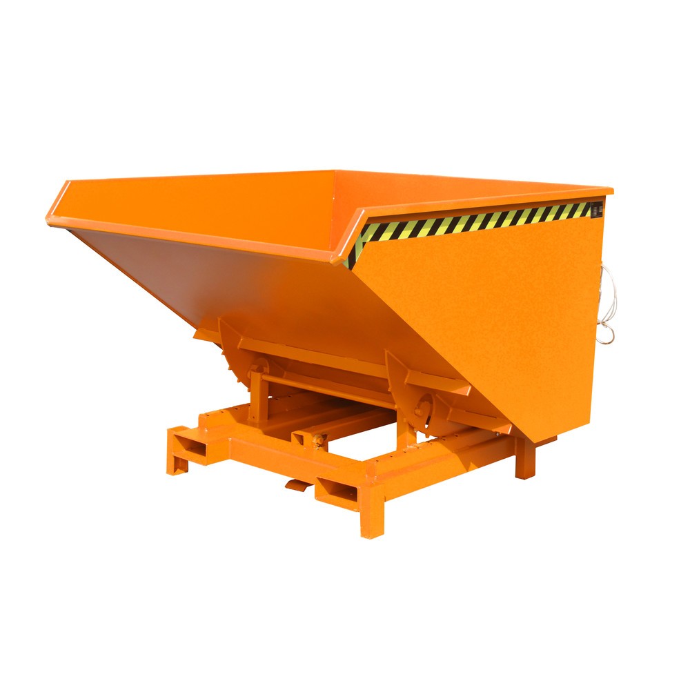 Produktabbildung Nr. 1: Bauer® Zwaarlastkantelbak, capaciteit 4.000 kg, gelakt, volume 1,7 m³, RAL 2000 geeloranje