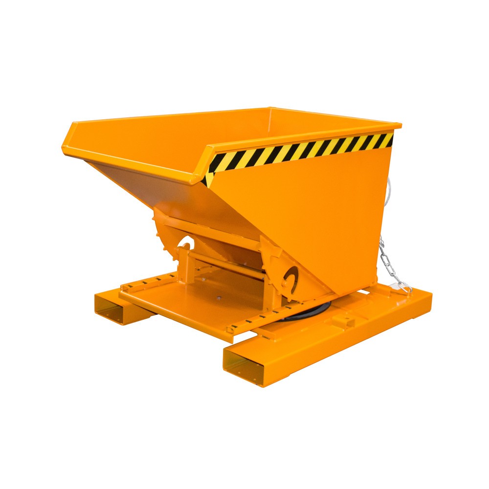 N° de l'image du produit 1 : Benne à copeaux Bauer® S3S 300, peint, jaune-orange