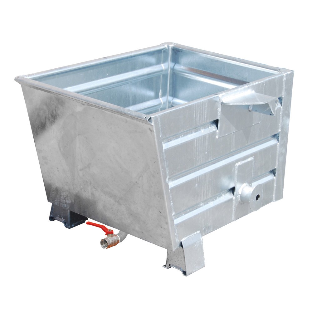 N° de l'image du produit 1 : Benne à copeaux empilable Bauer® BSS 30, galvanisée à chaud