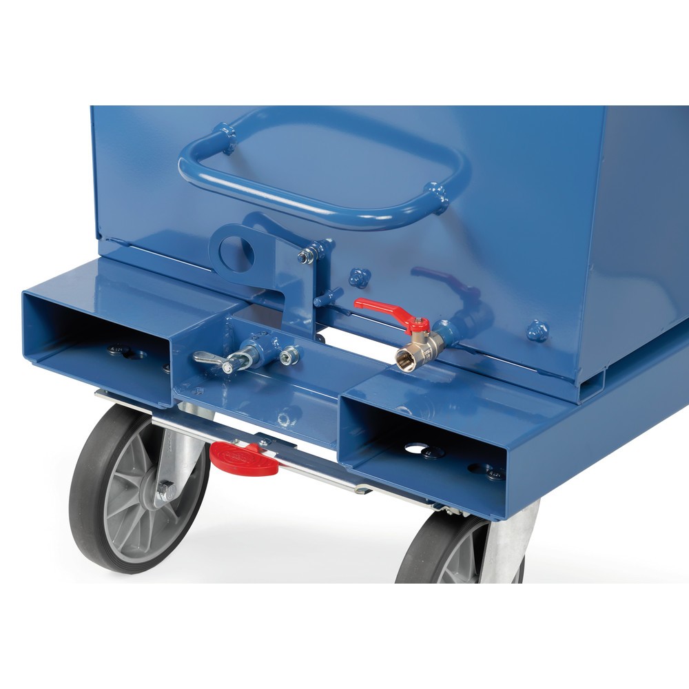 Produktabbildung Nr. 2: Benne basculante fetra® avec robinet de vidange, volume 0,45 m³, RAL 5007 bleu brillant