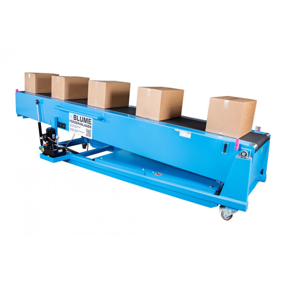 Convoyeur télescopique BLUME type WFT4, longueur de base 5 m, longueur télescopique 14 m, largeur de bande 600 mm, largeur de structure 920 mm, hauteur de construction 800 mm N° de l'image du produit 2 : Convoyeur télescopique BLUME type WFT4, longueur de base 5 m, longueur télescopique 14 m, largeur de bande 600 mm, largeur de structure 920 mm, hauteur de construction 800 mm