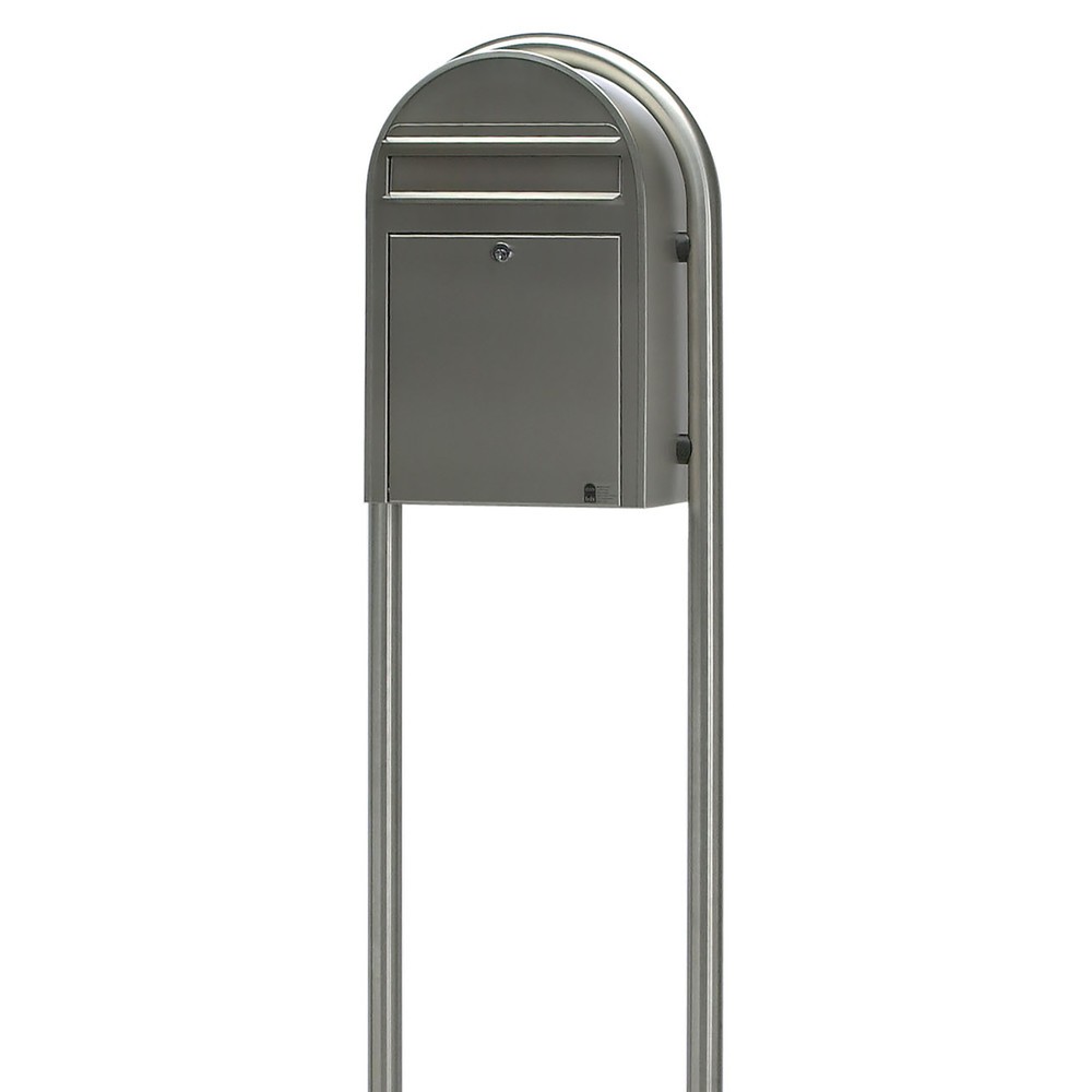 Produktabbildung Nr. 2: Boîte aux lettres avec ouverture d’insertion Bobi, H x l x L 500 x 320 x 210 mm, acier inoxydable