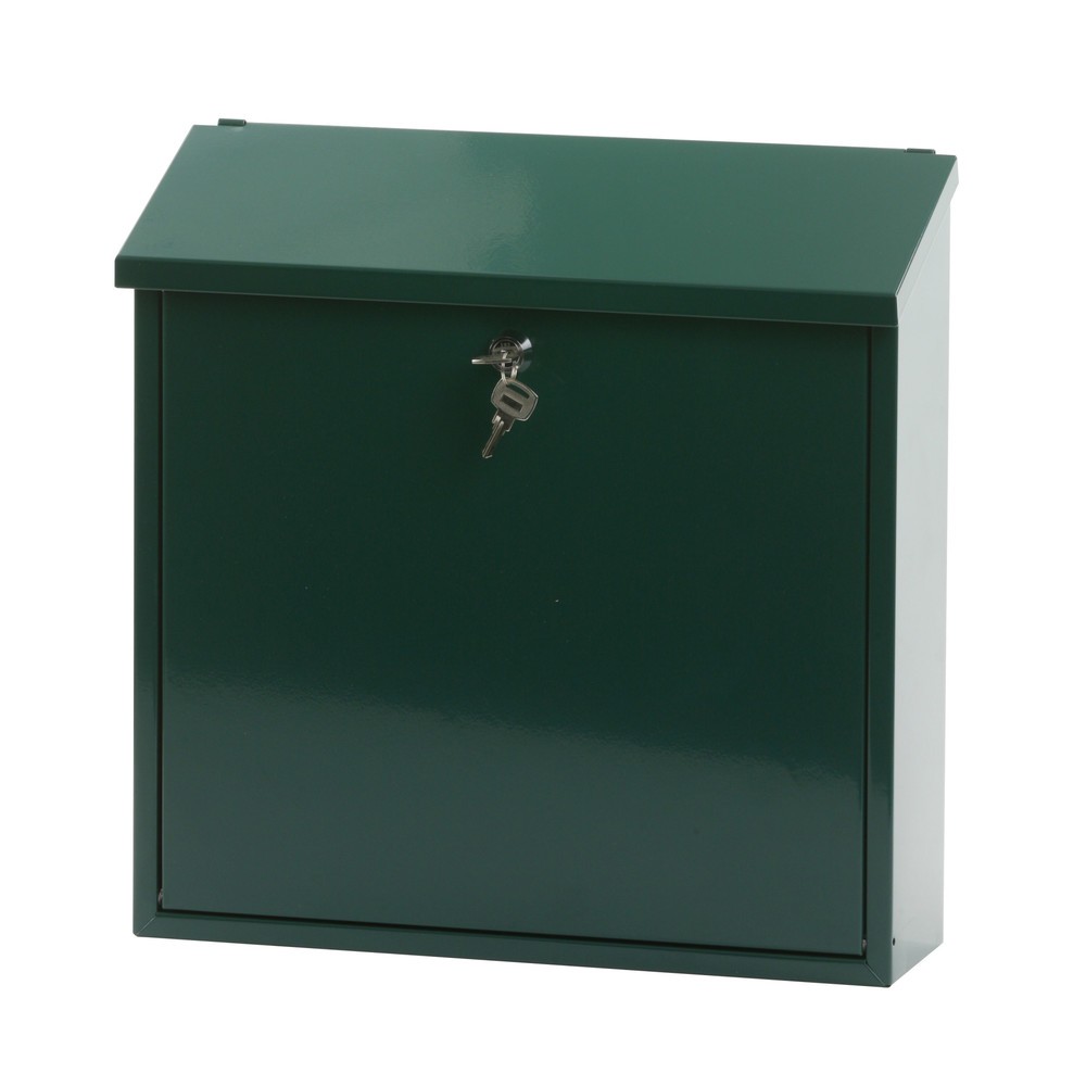 Produktabbildung Nr. 4: Boîte aux lettres murale Malagan, avec serrure à cylindre, en acier galvanisé, vert