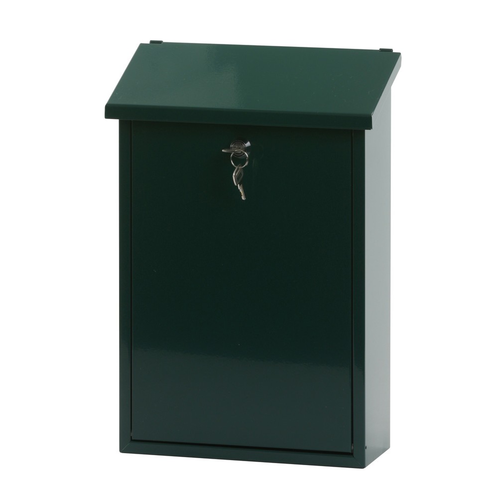 Produktabbildung Nr. 1: Boîte aux lettres murale Toledon, avec serrure à cylindre, en acier galvanisé, vert