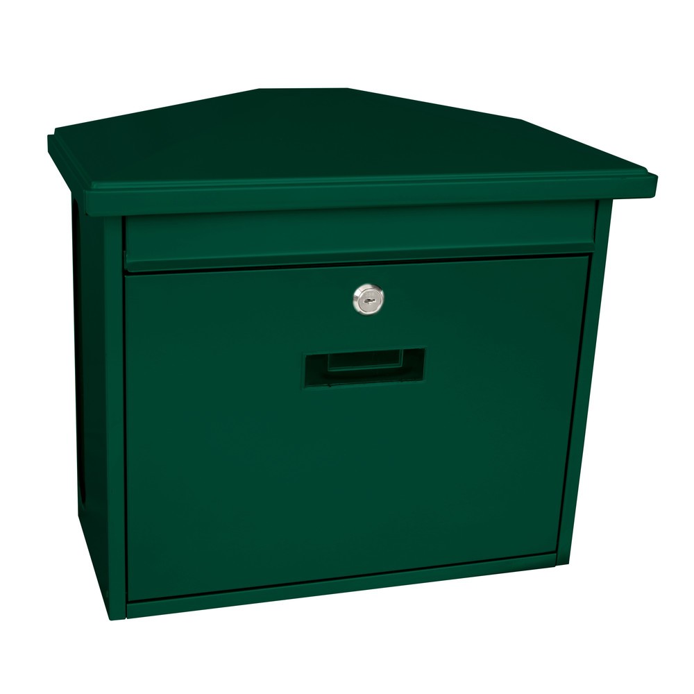 Produktabbildung Nr. 1: Boîte aux lettres murale Zamoran, en acier galvanisé, vert