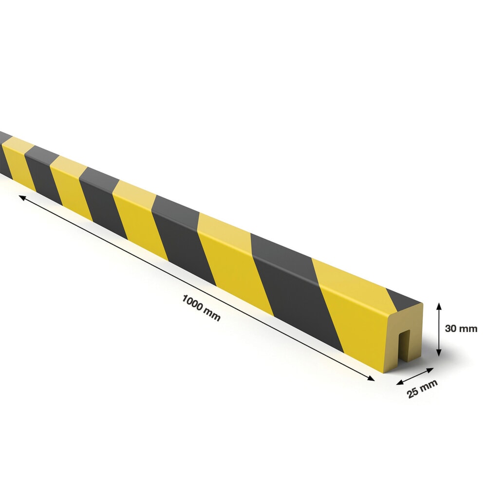 Produktabbildung Nr. 2: Stootbescherming BOPLAN® Teddy Pro® EU19 voor randen, voor binnen, zelfklevend, rechthoekig, hxl 30 x 1.000 mm
