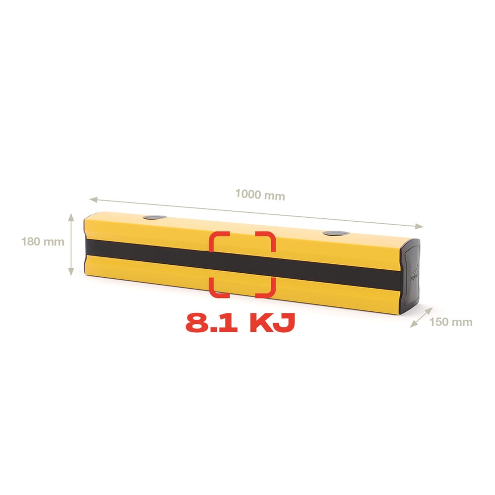 Produktabbildung Nr. 2: Stootbalk BOPLAN® Flex Impact® FLIP180B, voor binnen en buiten