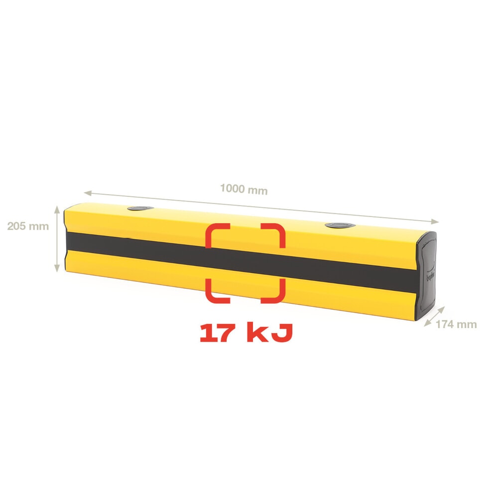 Produktabbildung Nr. 2: Stootbalk BOPLAN® Flex Impact® FLIP200F, voor binnen en buiten