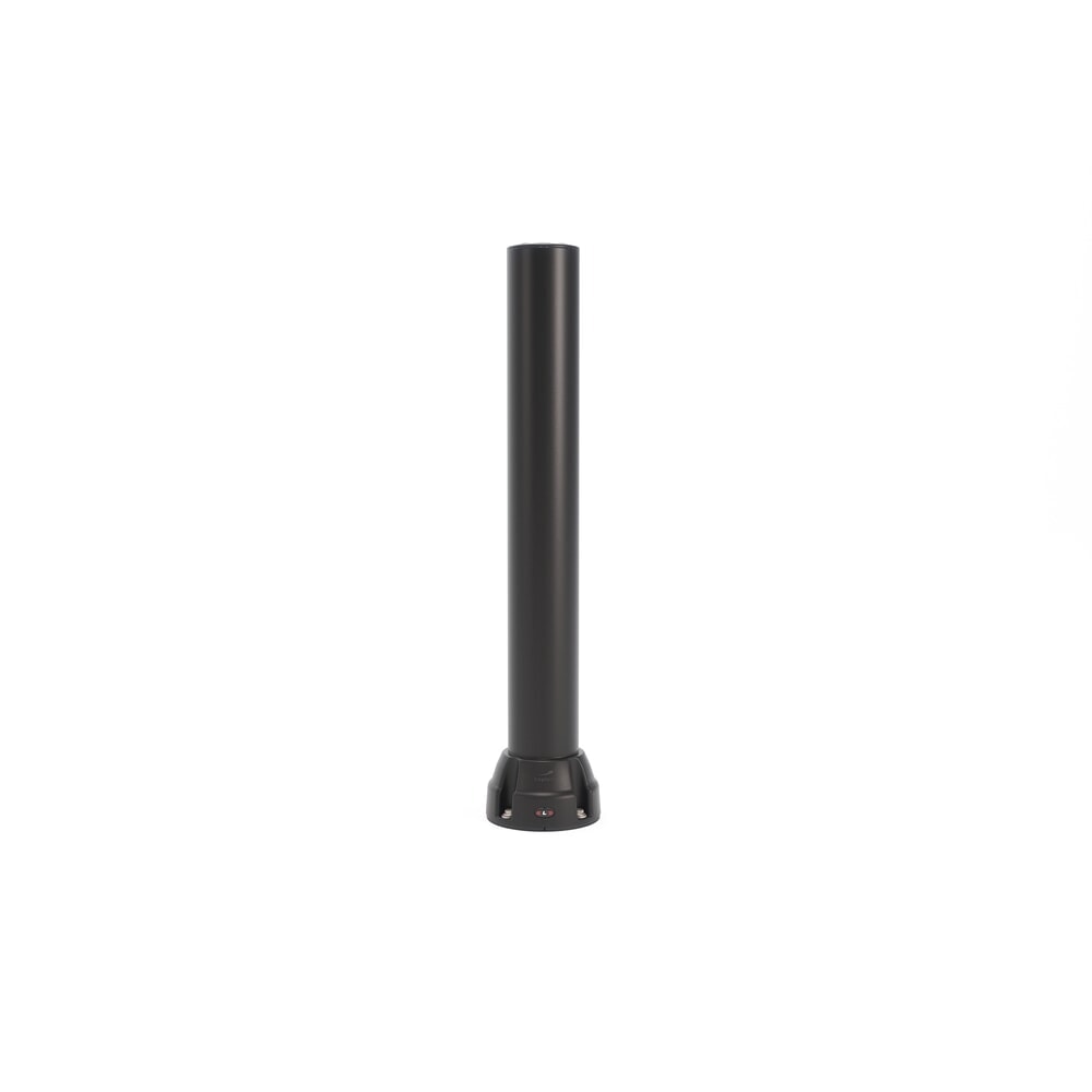 Produktabbildung Nr. 1: Beschermpaal BOPLAN® Flex Impact® BO125L, voor binnen en buiten, hoogte 1.000 mm, verzinkte grondplaat, zwart