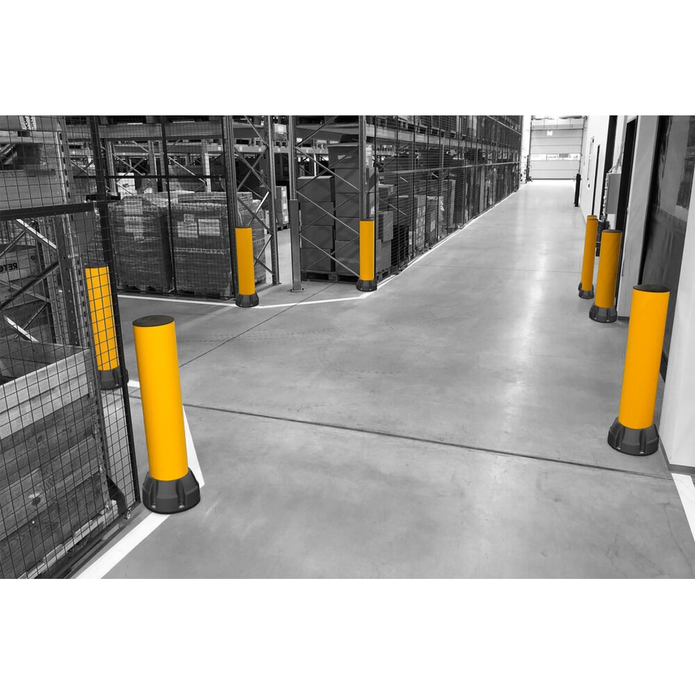 Produktabbildung Nr. 2: Déflecteur BOPLAN® Flex Impact® BO170B, intérieur et extérieur, hauteur 1 200 mm, jaune